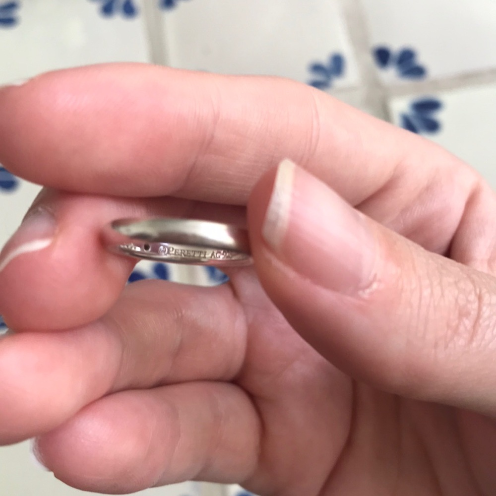 Tiffany & Co 925 Diamond Stackable Ring - image 5